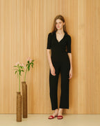 Fine Cotton Plissé Pants (3D-Knit)