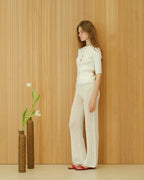 Cardigan Fine Cotton Ribbed - Nibe Clothing