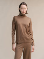 Dolcevita in extrafine lana merino con manica dritta