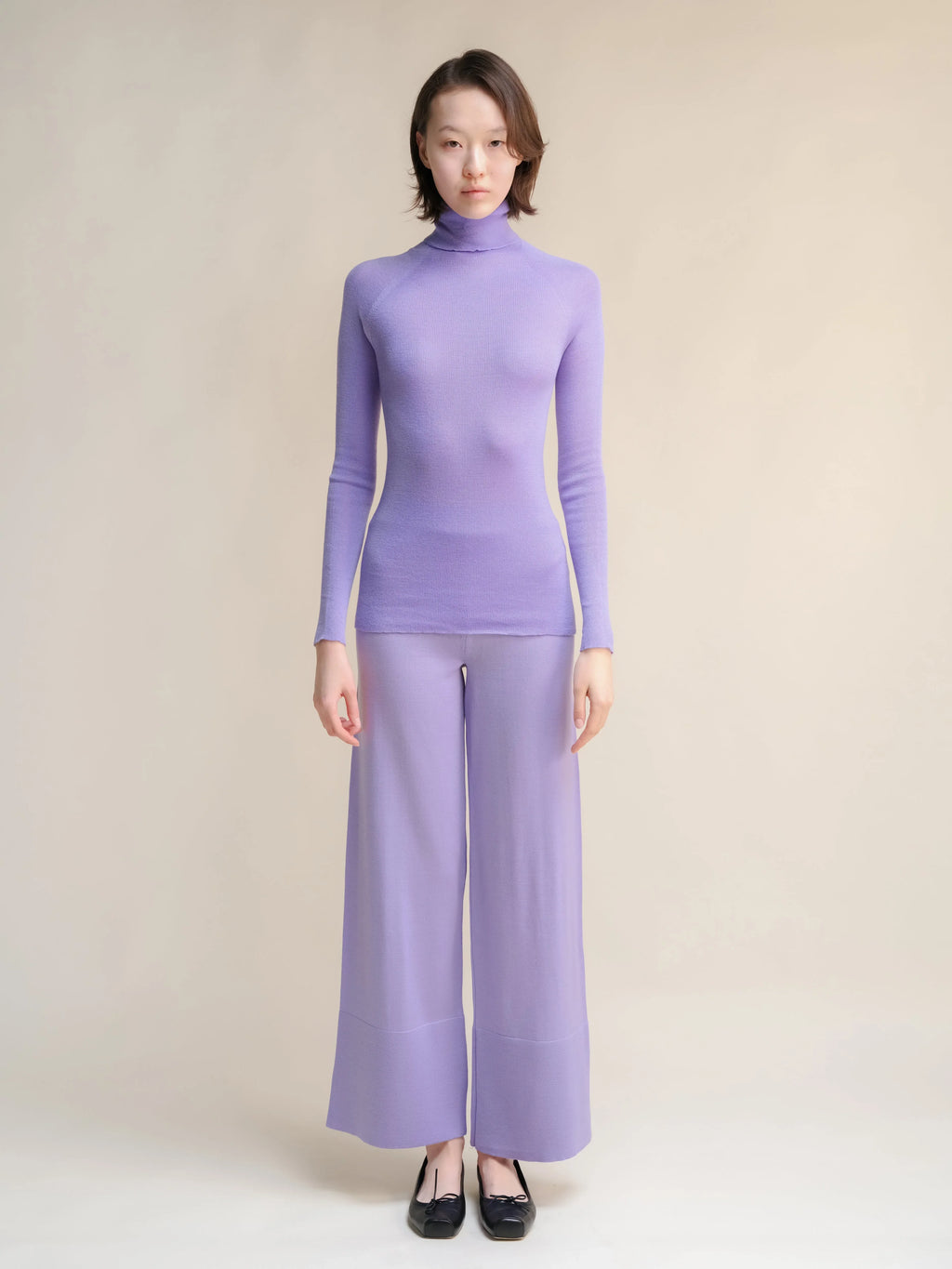 Dolcevita Extra Fine Merino Wool Ribbed (3D-Knit) - Nibe Clothing