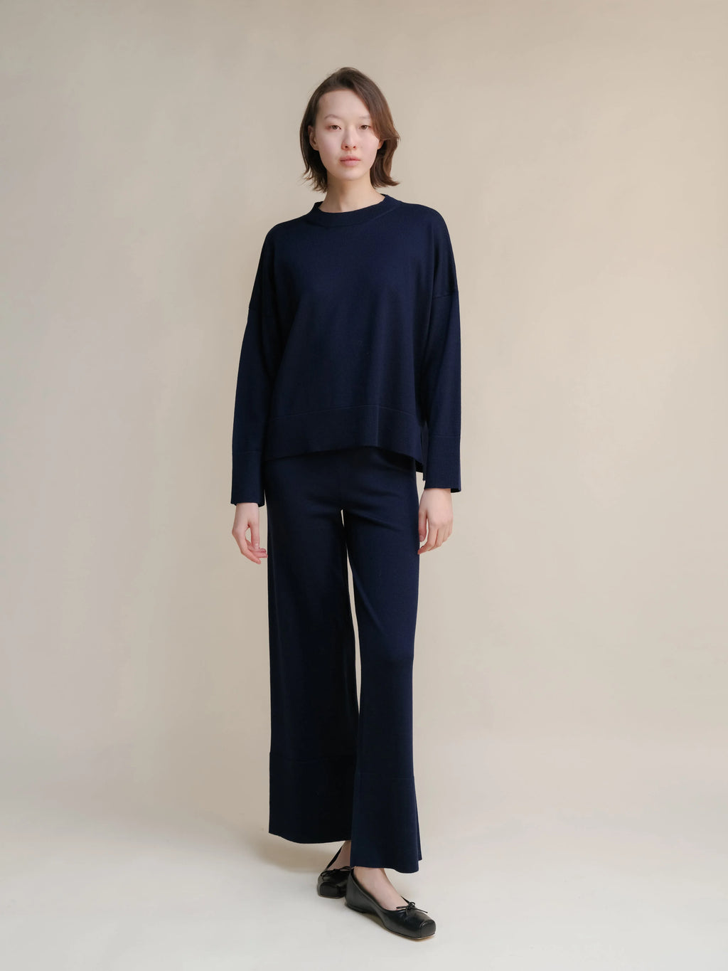 Maglione girocollo Extra Fine Merino Wool - Nibe Clothing