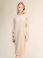 Cashmere Mix Midi Dress (3D-Knit)