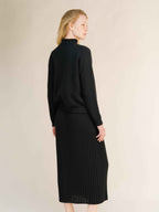 Cashmere Mix Cable "Ricciolo" Sweater (3D-Knit)