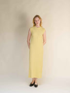 Cashmere Mix Sleeveless Cable Knit Dress
