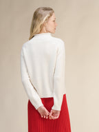 Maglione a trecce “Ricciolo” in misto cashmere (3D-Knit)