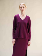 Cashmere Mix V-Neck (3D-Knit)