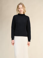 “Ricciolo” cable-knit sweater in cashmere blend (3D-Knit)