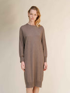 Cashmere Mix Midi Dress (3D-Knit)