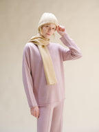 Cashmere Mix Ribbed Beanie