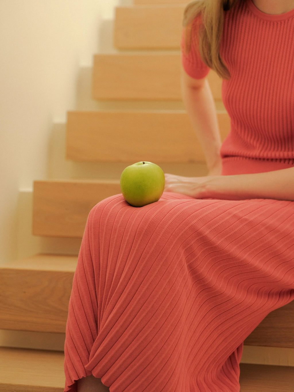 Gonna Plissé Fine Cotton (3D-Knit) - Nibe Clothing