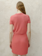 T-shirt in cotone a maglia grossa