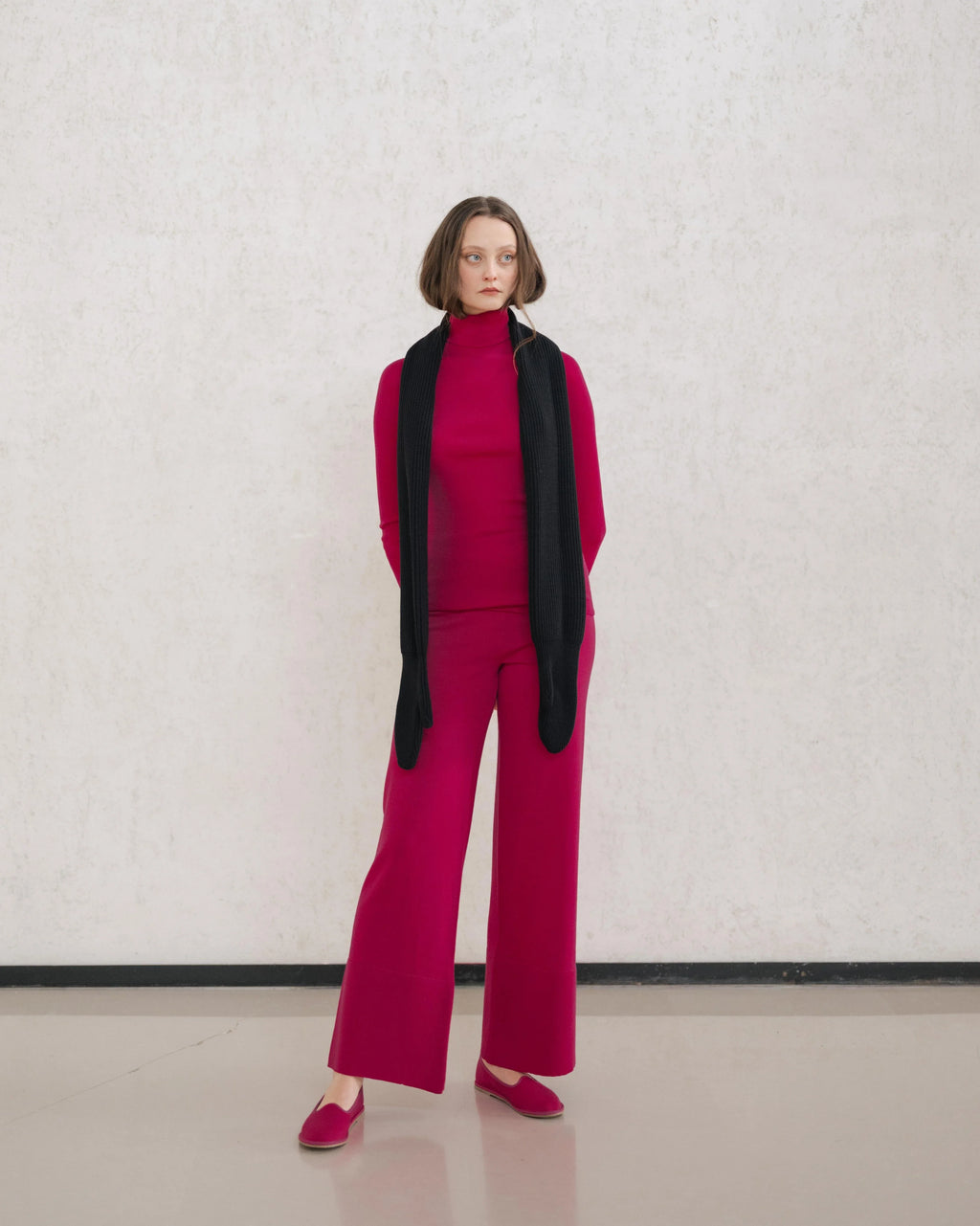 Dolcevita Extra Fine Merino Wool Ribbed (3D-Knit) - Nibe Clothing