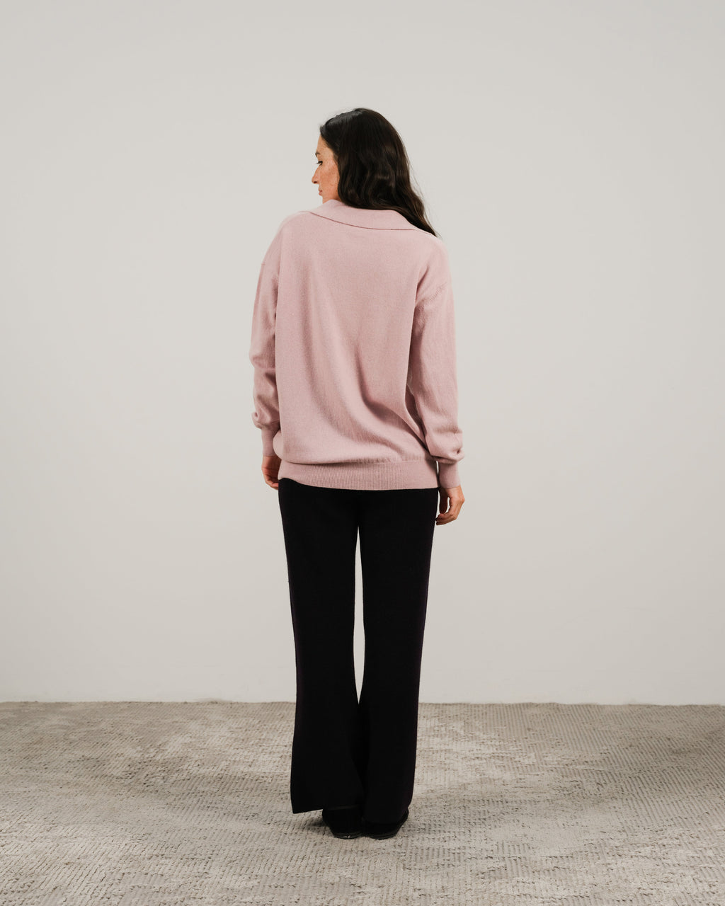 Polo in misto cashmere