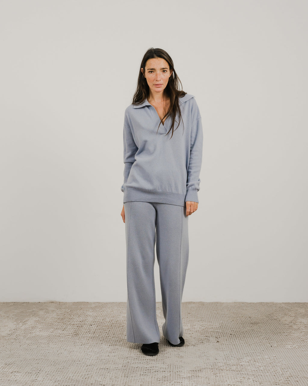 Polo in misto cashmere