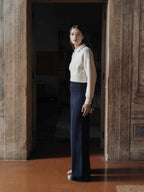 Lambswool Cropped Polo