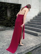 Pure Cashmere Maxi Ribbed Scarf