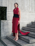 Pure Cashmere Maxi Ribbed Scarf