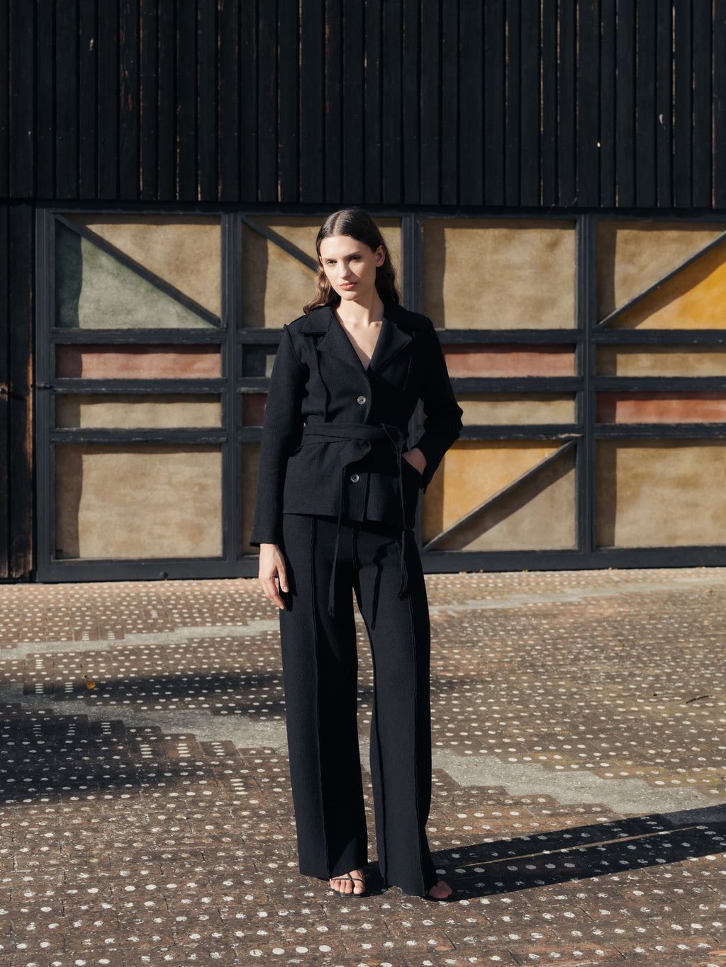 Boiled Wool Bar Jacket