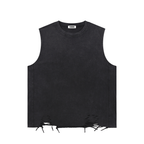 Raw-Hem Tank Top
