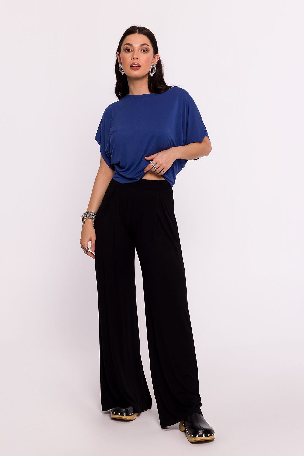 Pantaloni a gamba larga - Nibe Clothing