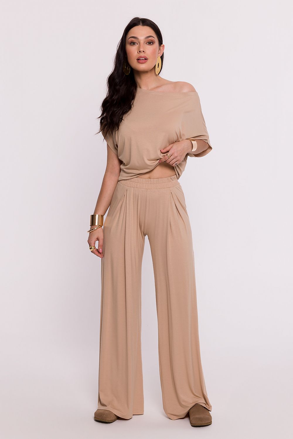 Pantaloni a gamba larga - Nibe Clothing