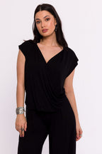 Blusa con scollo a V - Nibe Clothing