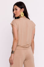 Blusa con scollo a V - Nibe Clothing