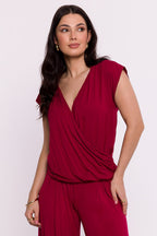 Blusa con scollo a V - Nibe Clothing