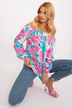 Camicetta con motivo floreale - Nibe Clothing