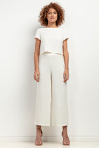 Pantaloni gamba larga - Nibe Clothing