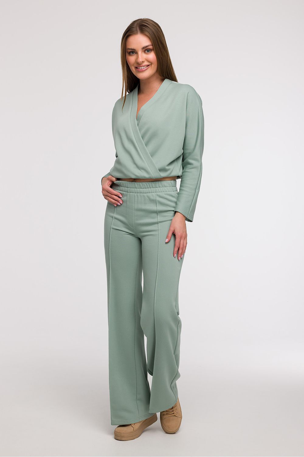 Pantaloni a gamba larga - Nibe Clothing