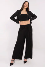 Pantaloni gamba larga - Nibe Clothing