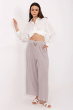 Pantaloni gamba larga - Nibe Clothing