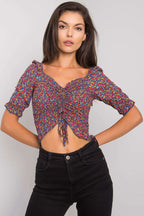 Camicetta con motivo floreale - Nibe Clothing