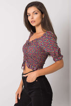 Camicetta con motivo floreale - Nibe Clothing