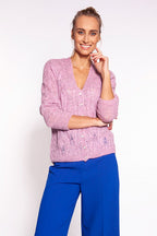 Cardigan con scollo a V - Nibe Clothing