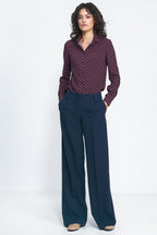 Pantaloni gamba larga - Nibe Clothing