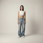 Distressed Denim Jeans