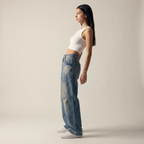 Distressed Denim Jeans