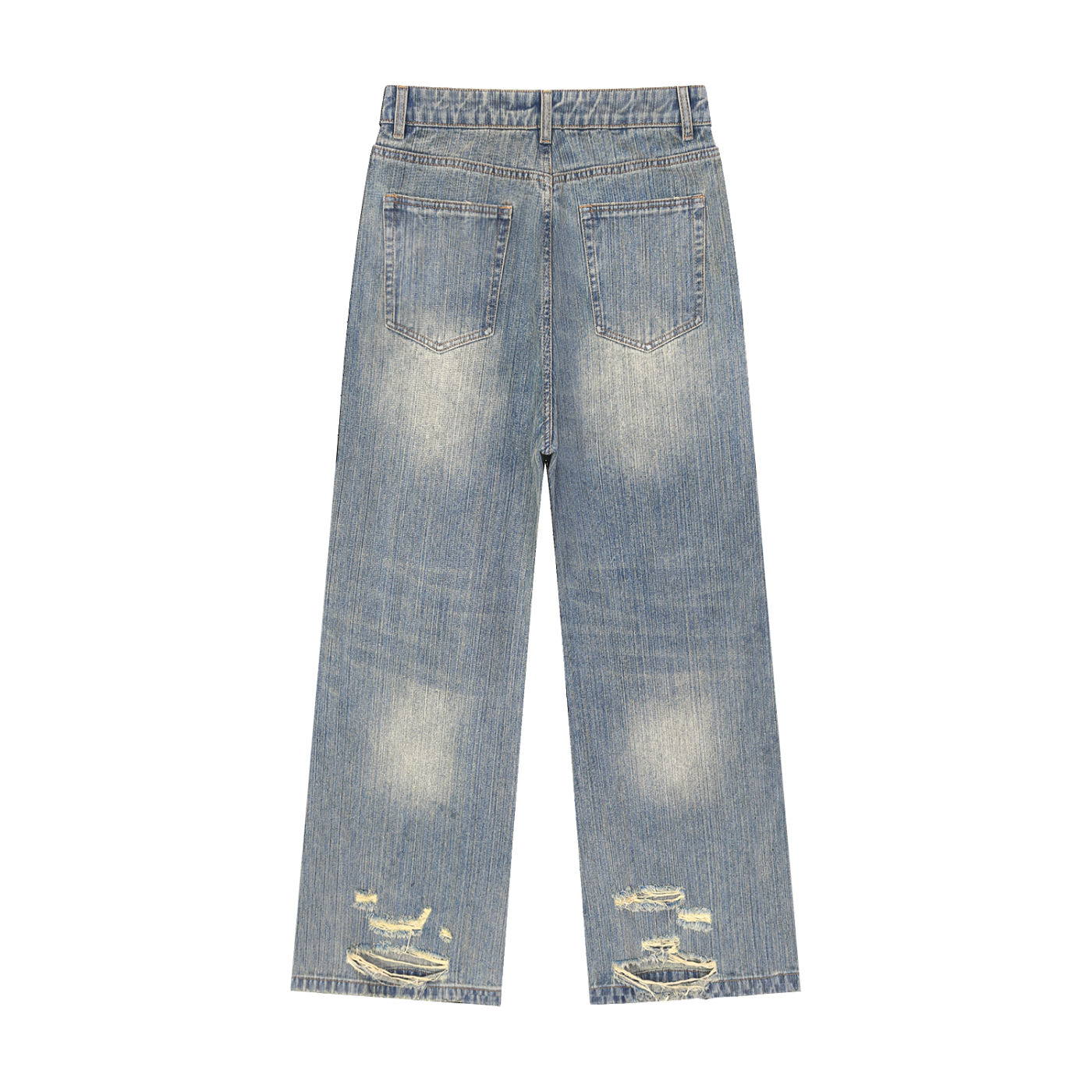 Distressed Denim Jeans