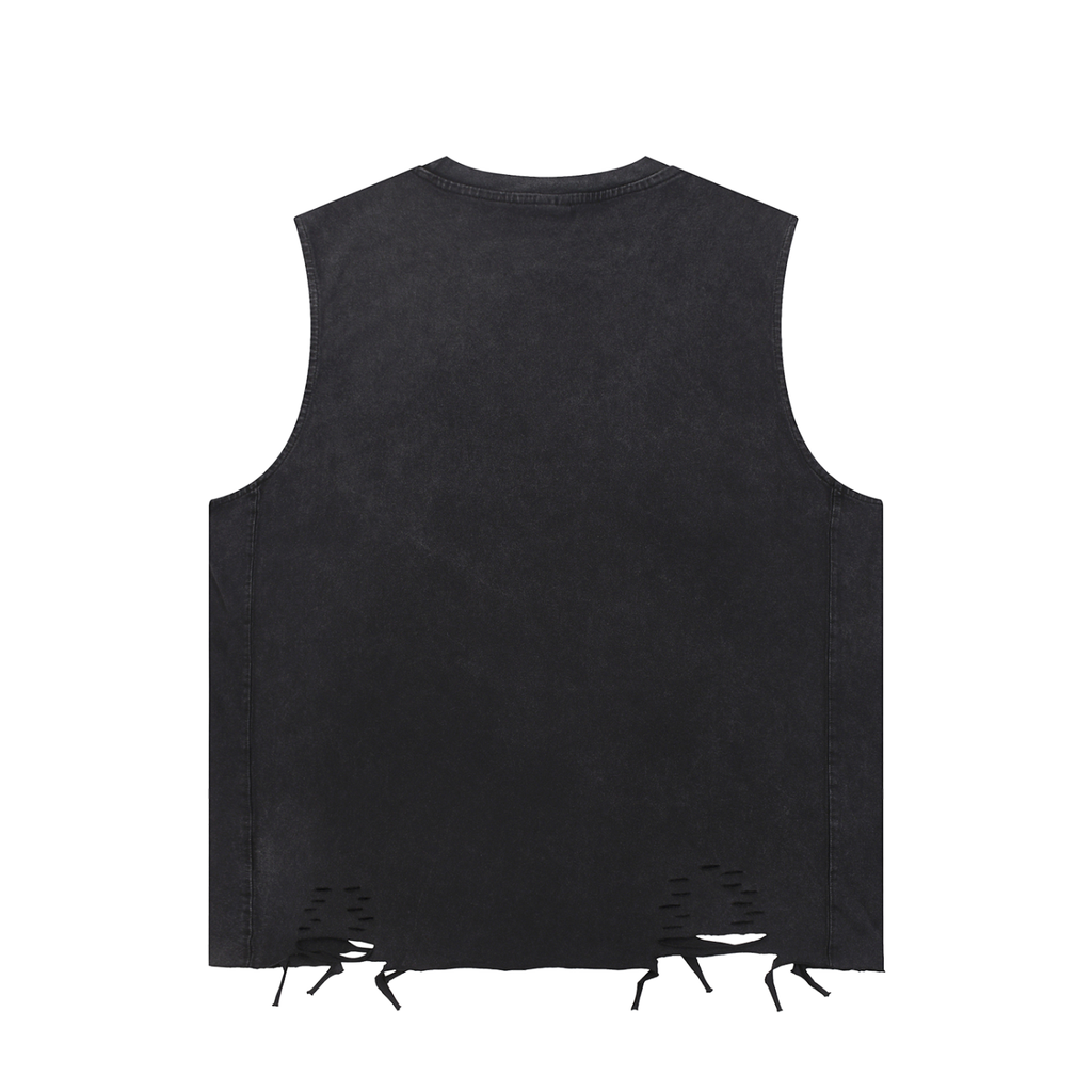 Raw-Hem Tank Top