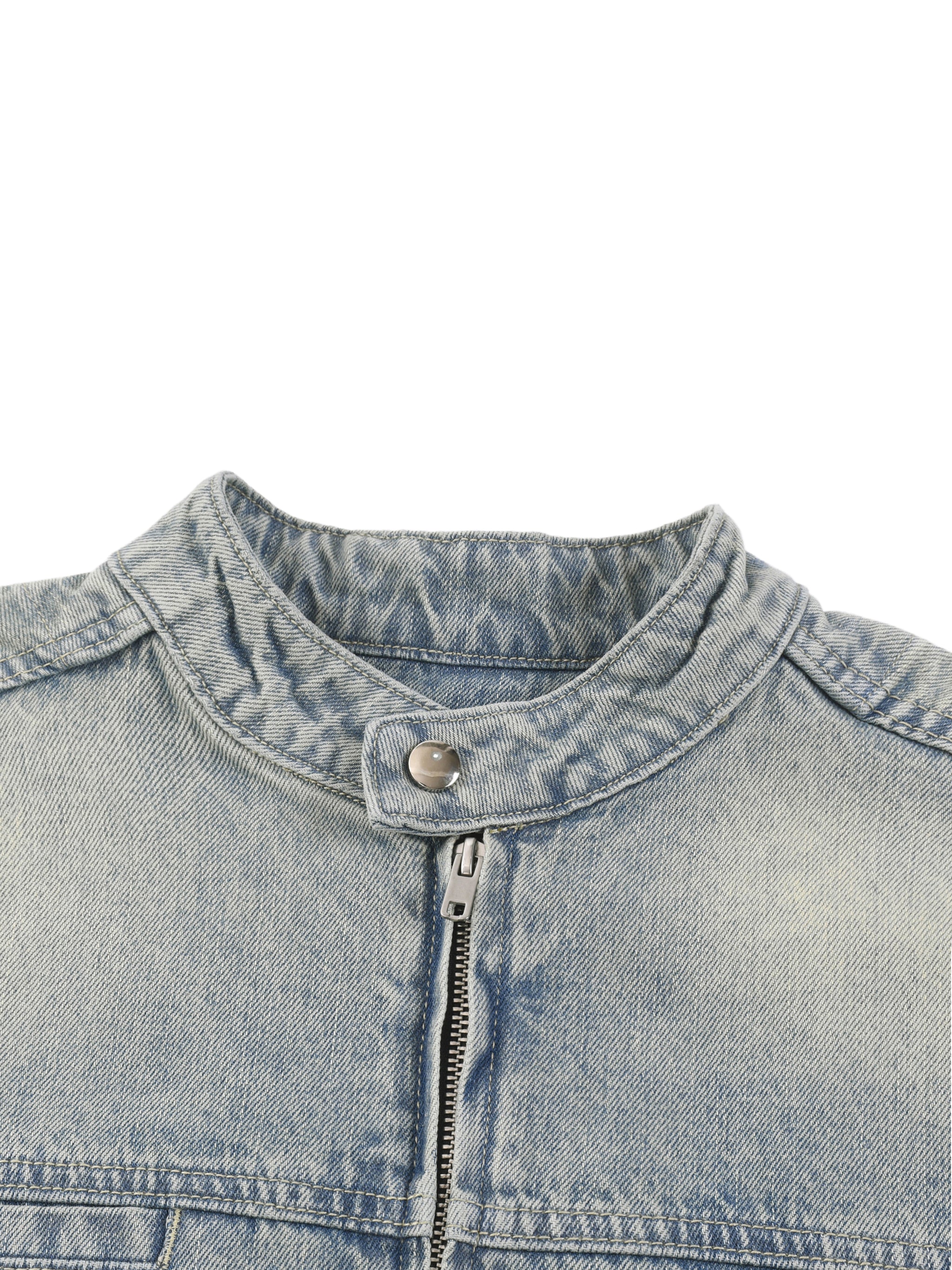 Zip Denim Jacket