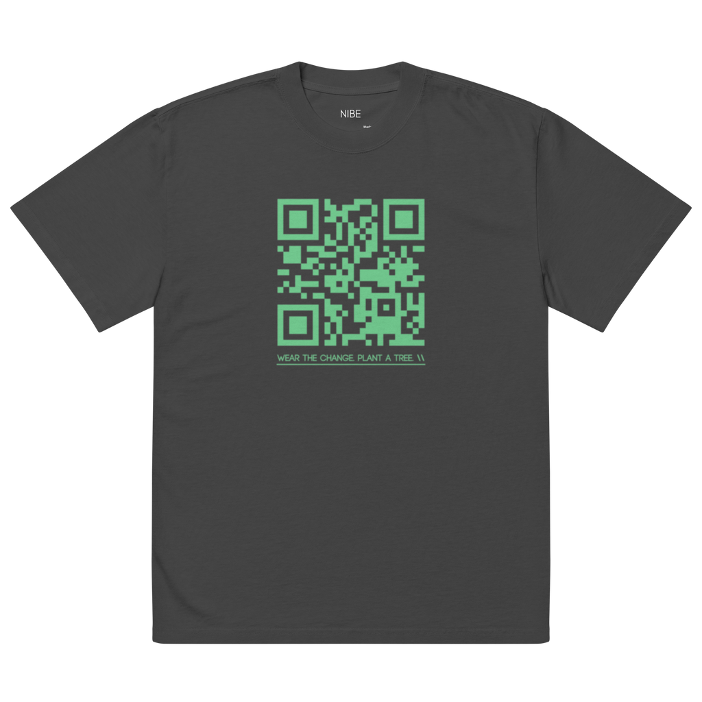 Maglietta oversize unisex QR Change