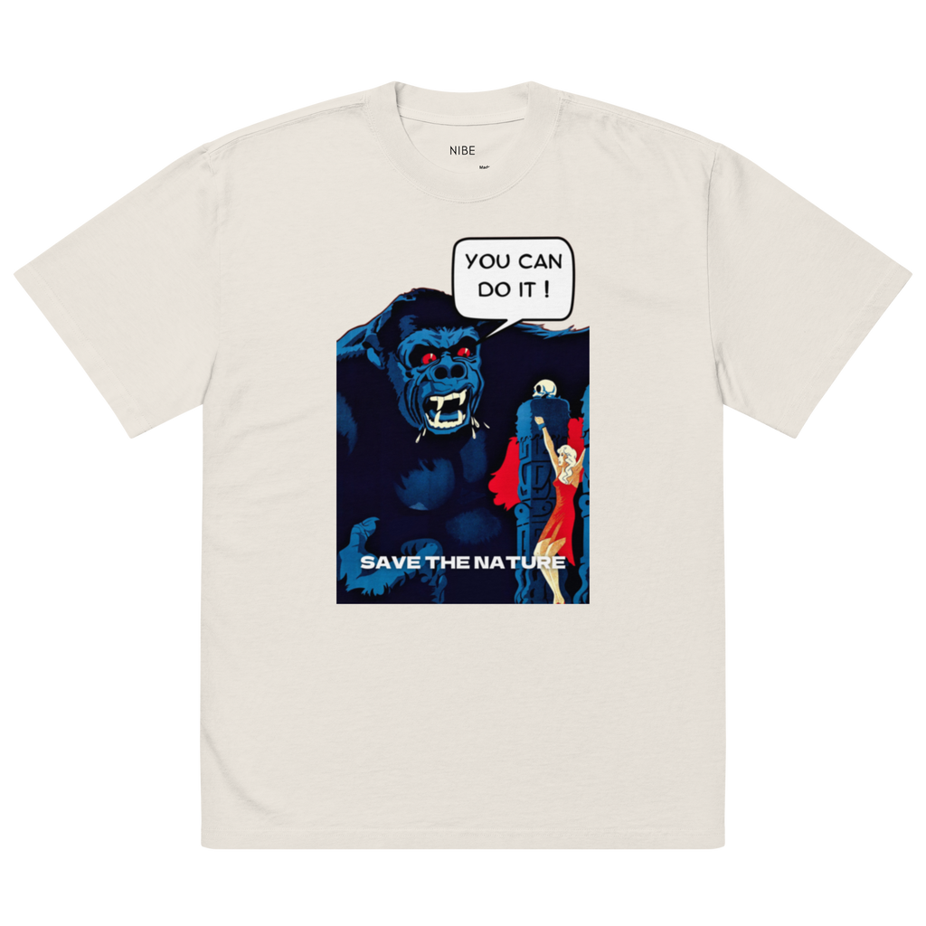 Maglietta oversize Save the Nature