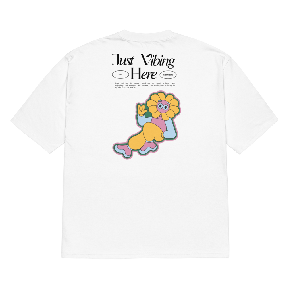Maglietta oversize Just Vibing