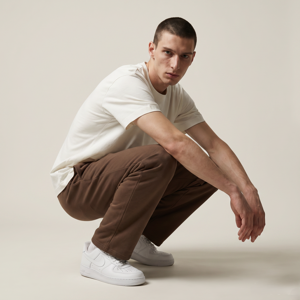 Straight-Leg Sweatpants