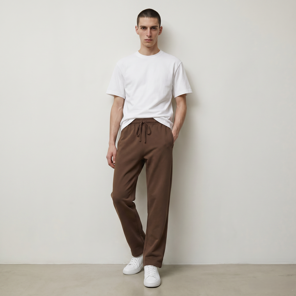 Straight-Leg Sweatpants