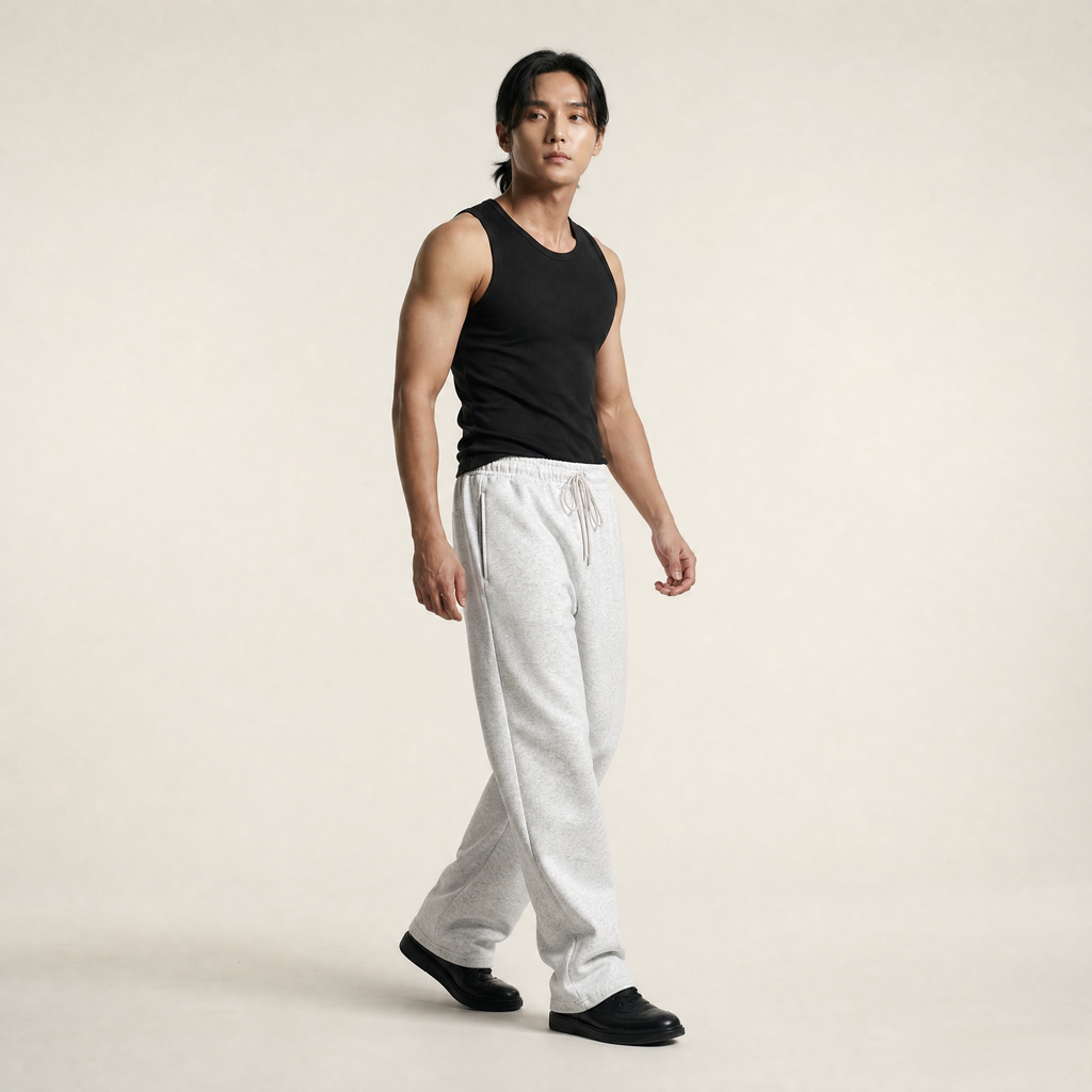 Straight-Leg Sweatpants