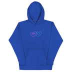 Felpa con cappuccio 2 Hearts - Nibe Clothing