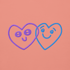 Felpa girocollo 2 Hearts